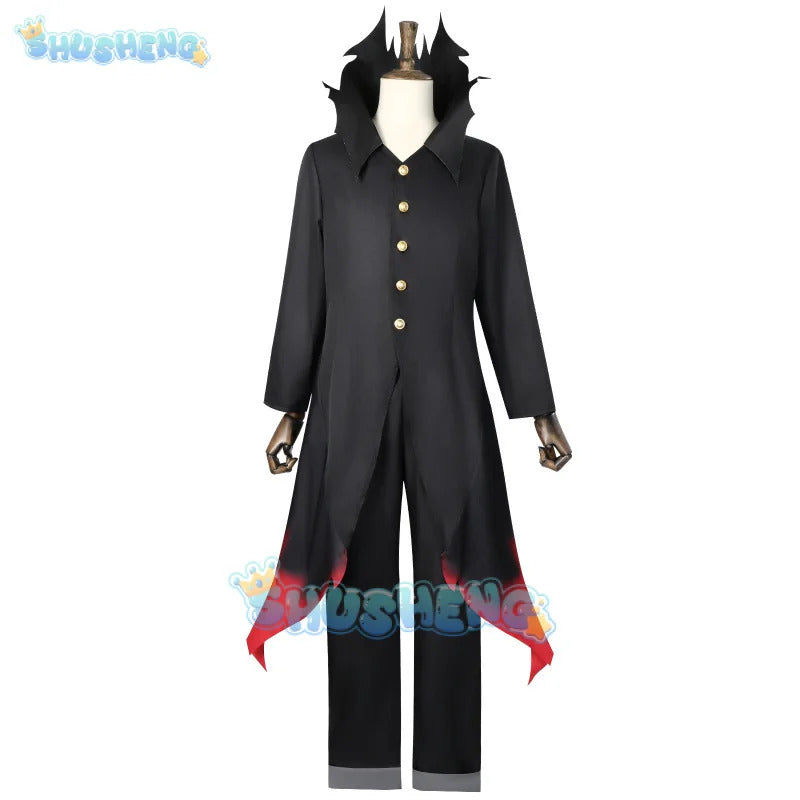 Anime Dandadan Ken Takakura Okarun Cosplay Costume Mask Glasses Uniform Coat Set Halloween Party for Women Men Props Shusheng