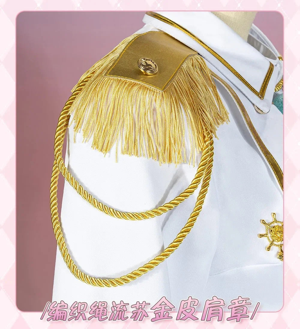 Anime BanG Dream! Kokoro Tsurumaki Cosplay Costume Dress Hat Glove Coat Hat Props Full Set Halloween Sweet Woman Lolita Uniform