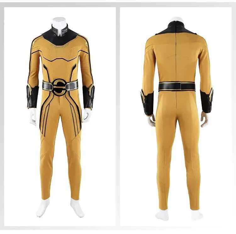 Movie Sentry Cosplay Thunderbolts Costume Halloween men's tight fitting jumpsuit shoes props fantasy combat uniform Net set