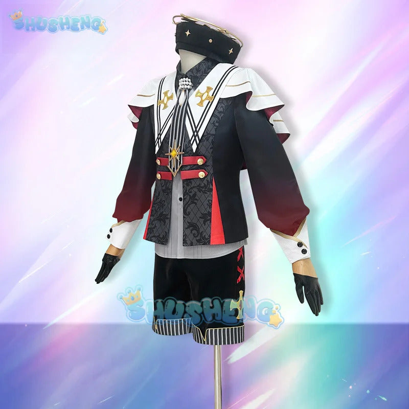Together Stars!Suo Tsukasa Mashiro Tomoya Sengoku Shinobu Hanamura Fuyume Cosplay Costume Uniform Halloween Carnival Party