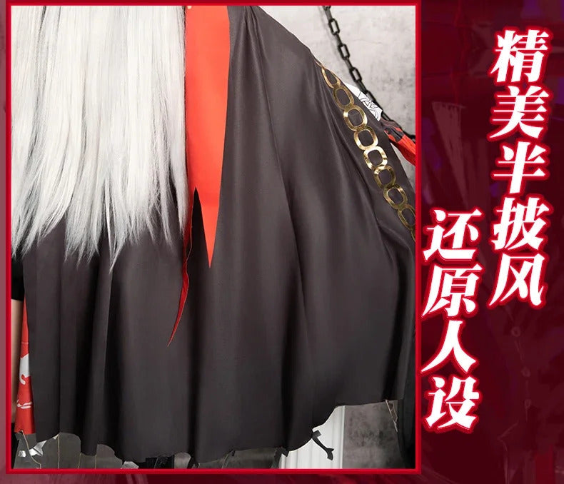 Arknights Lappland The Decadenza Cosplay Costume Uniform Halloween Carnival Party Christmas Play Role Clothes Clothing for Women
