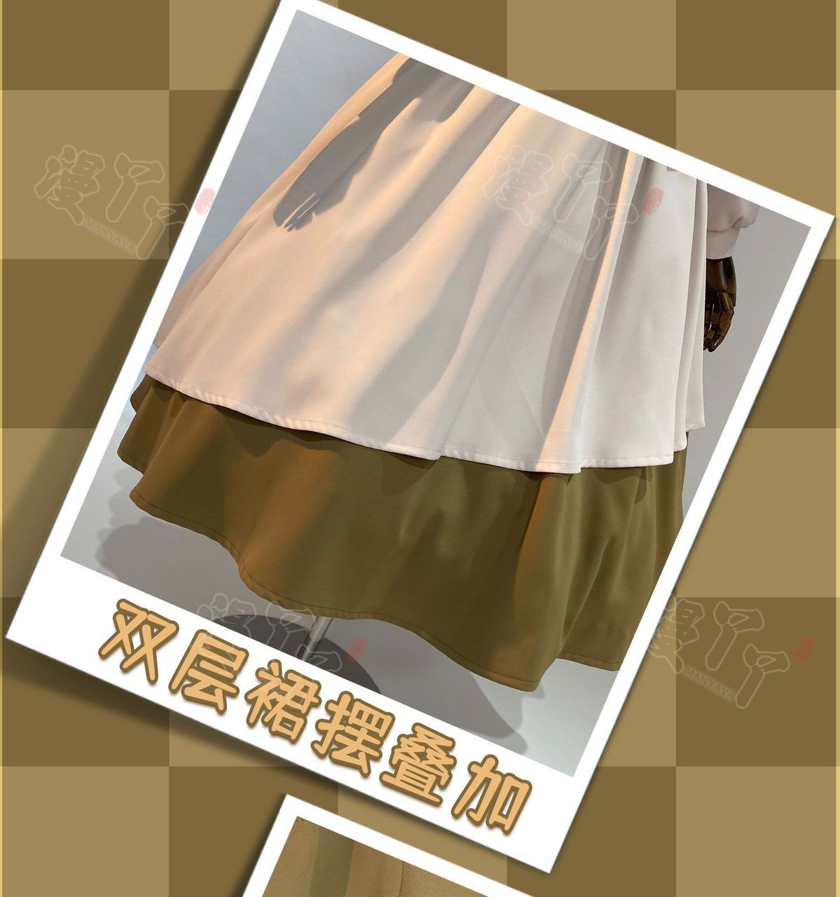 Anime Cardcaptor Sakura Card Captor Tomoyo Daidouji Cosplay Costume Brown Princess Long Dress Woman Cute Daily Leisure Suit