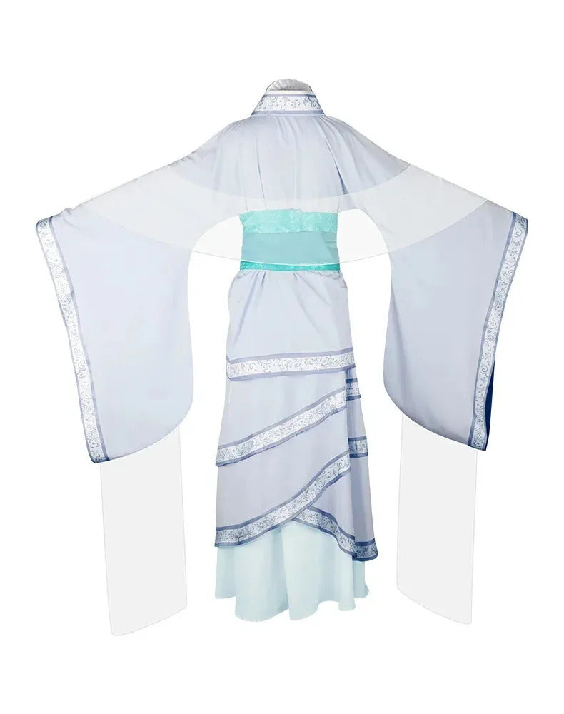 Anime The Apothecary Diaries Jinshi Cosplay Costume White Dress Headwear Earrings Kusuriya No Hitorigoto Maomao Women Outfit Cos