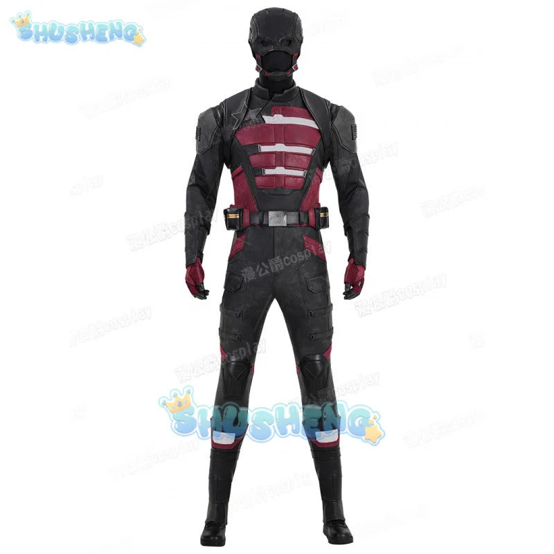 Movie Thunderbolts John Walker Cosplay Costume Agent Uniform Halloween Carnival Party Christmas Play Role Clothes Clothing