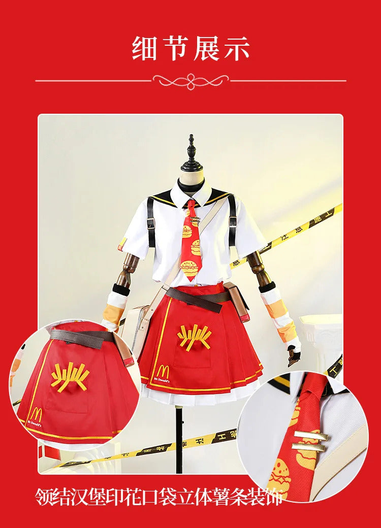 Anby Demara Cosplay Zenless Zone Zero co-branded Costume Party Christmas Cute Set Accessories Props Full Set Woman Man Uniform