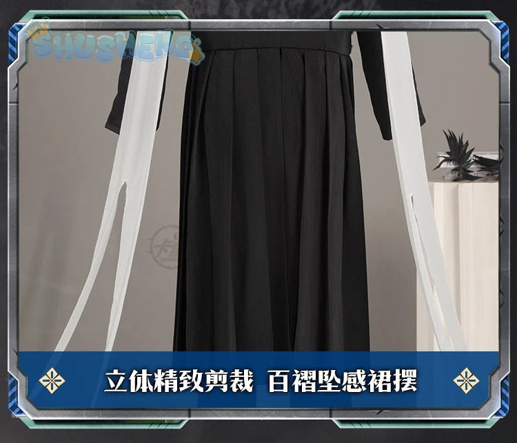 Game Arknights logos cosplay aefanyl costume fashionable handsome cloak ring gloves props set Halloween party Woman Man uniform