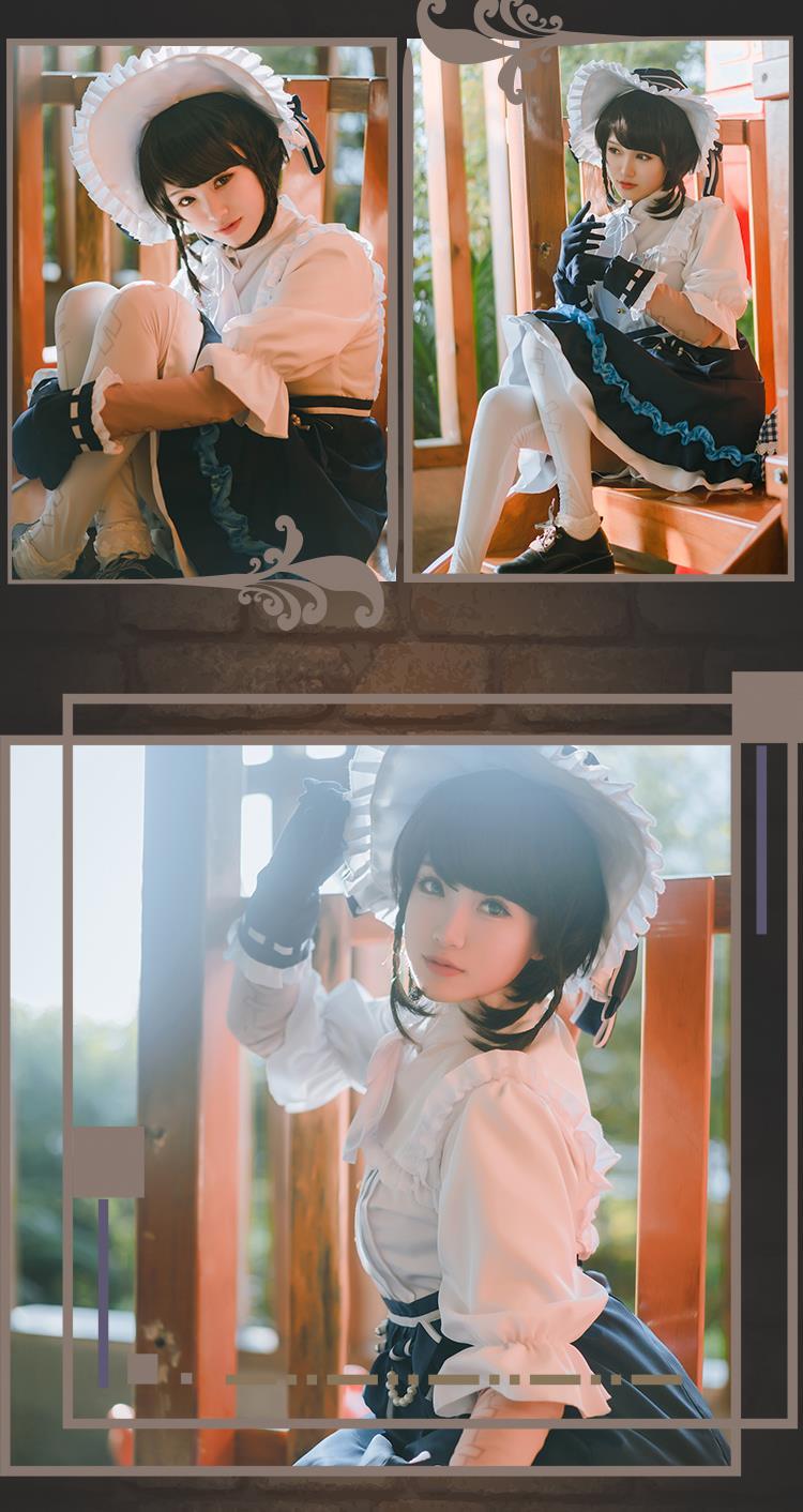 Anime Game Identity V Gardener Emma Woods Lolita Dress Lovely Uniform Cosplay Costume Role Play For Women