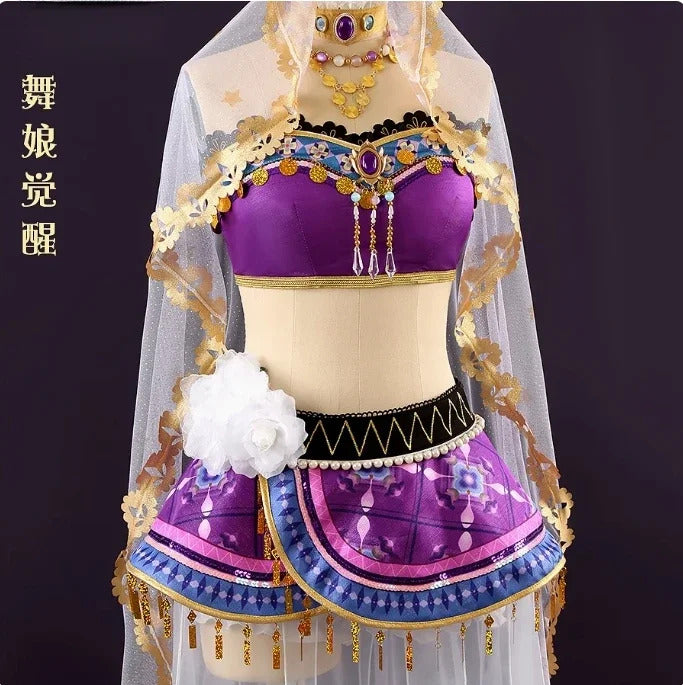 Anime Nozomi Tojo Love Live!Cosplay Muse dancer Costume Halloween Party Sexy Dress Accessories Prop Set Women Gorgeous Uniform