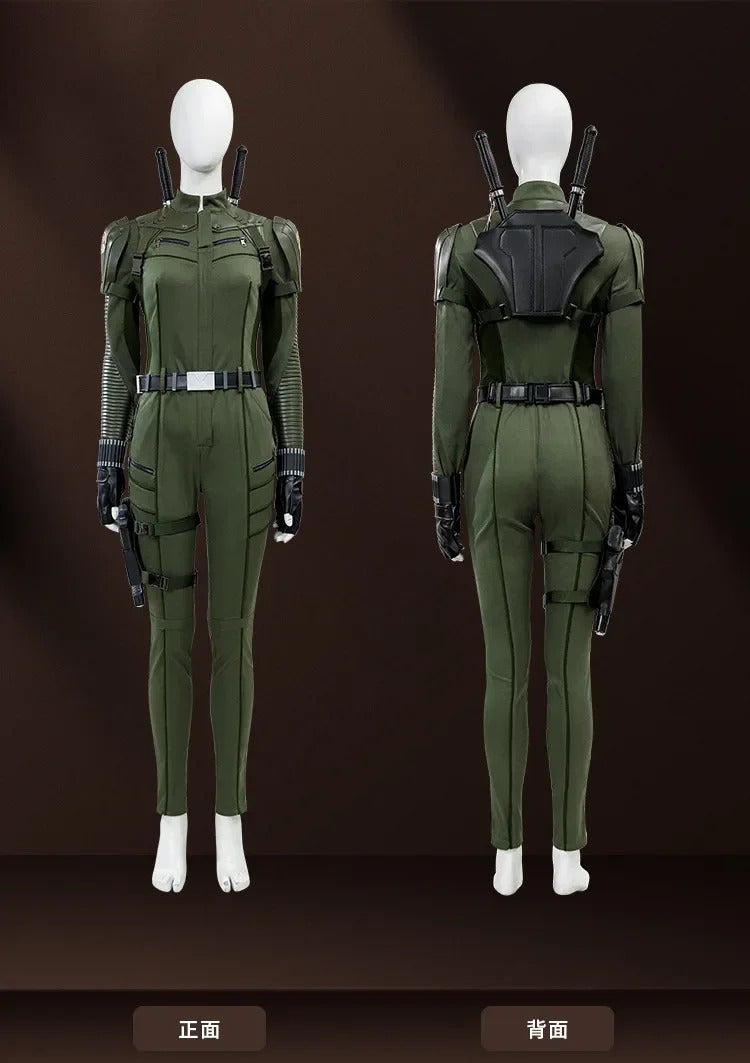 Movie Black Widow The Black Widow Yelena Belova Cosplay Thunderbolts Costume Halloween New Women Fantasia Uniform Props Set