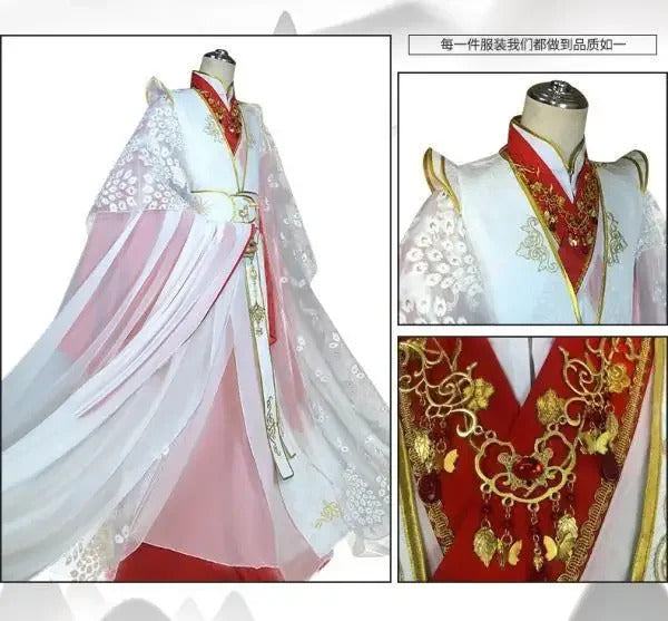 Shusheng-R Novel Heaven Official's Blessing Xie Lian Cosplay peacock Costume Halloween Carnival Chinese Style Fashion Hanfu Dress Man Set