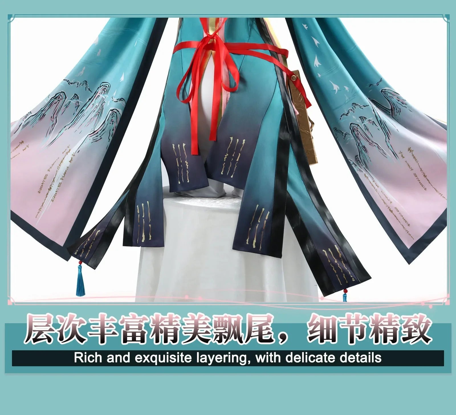 Shusheng wuthering waves Zhezhi cosplay costume wig dress uniform earrings headwear glasses Jinzhou Halloween party women props