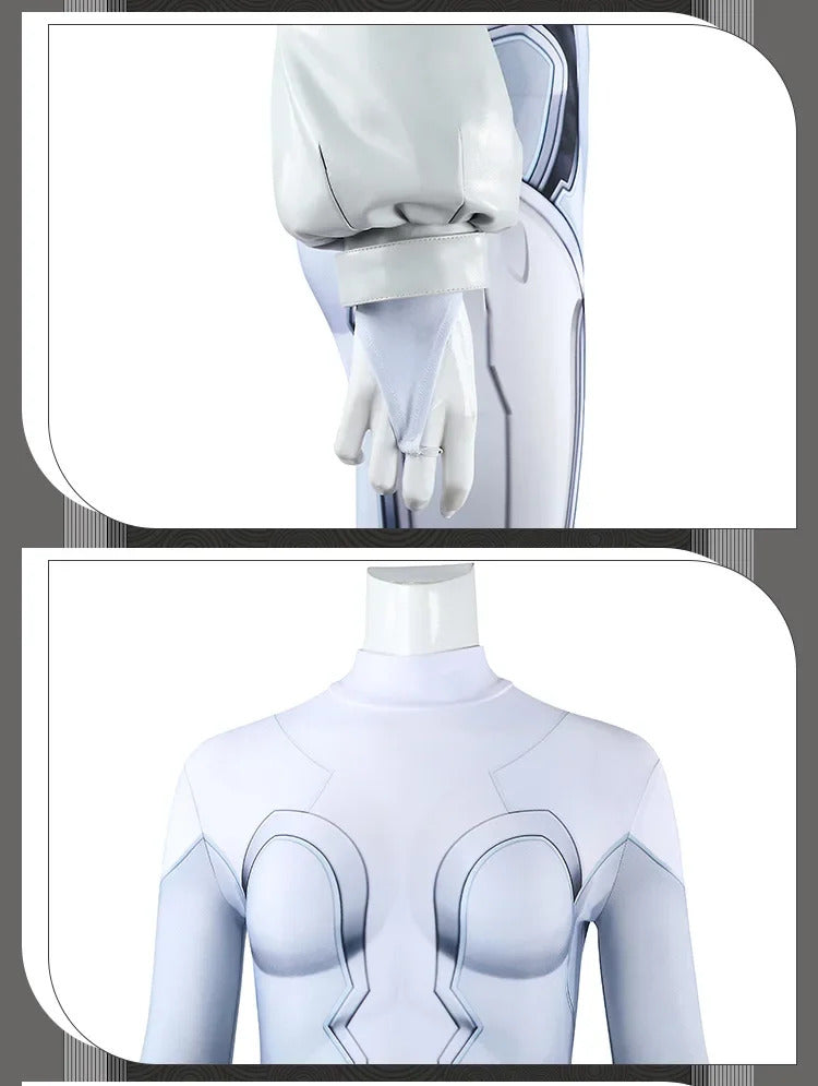 Shusheng-R Superhero Dagger Tandy Bowen Cosplay Rivals Costume Halloween Women's Fantasia jumpsuit outerwear shoes set fashionable uniform