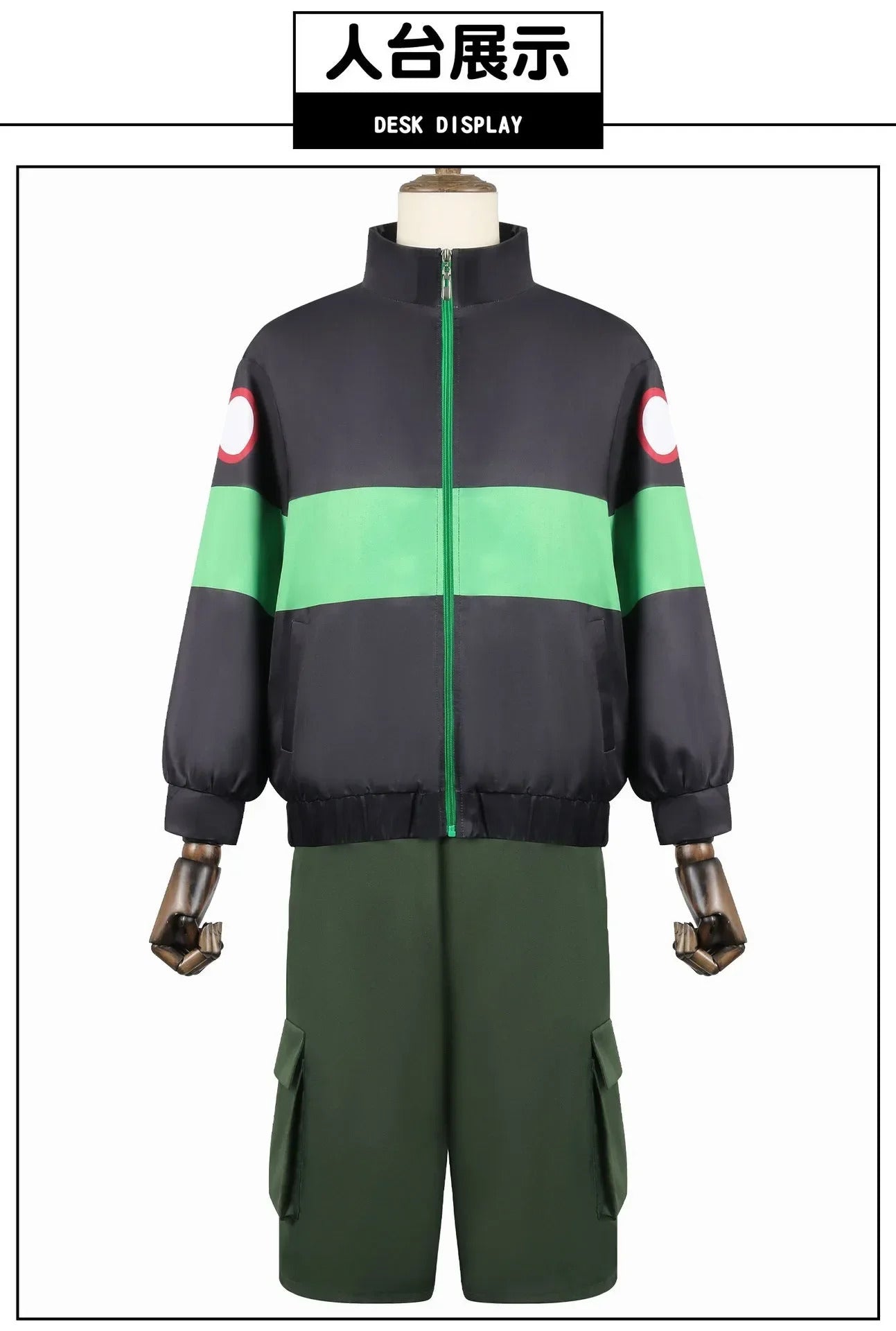 Anime Sakamoto Days Heisuke Mashimo Cosplay Costume Black Green Jacket Pants Halloween Party for Women Men Props Carnival