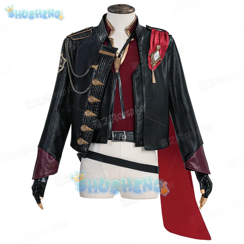 Final Fantasy XIV Lucian Prince's Attire Cosplay Costume Seneschal Prince Set Uniform Halloween Carnival Party Clothing