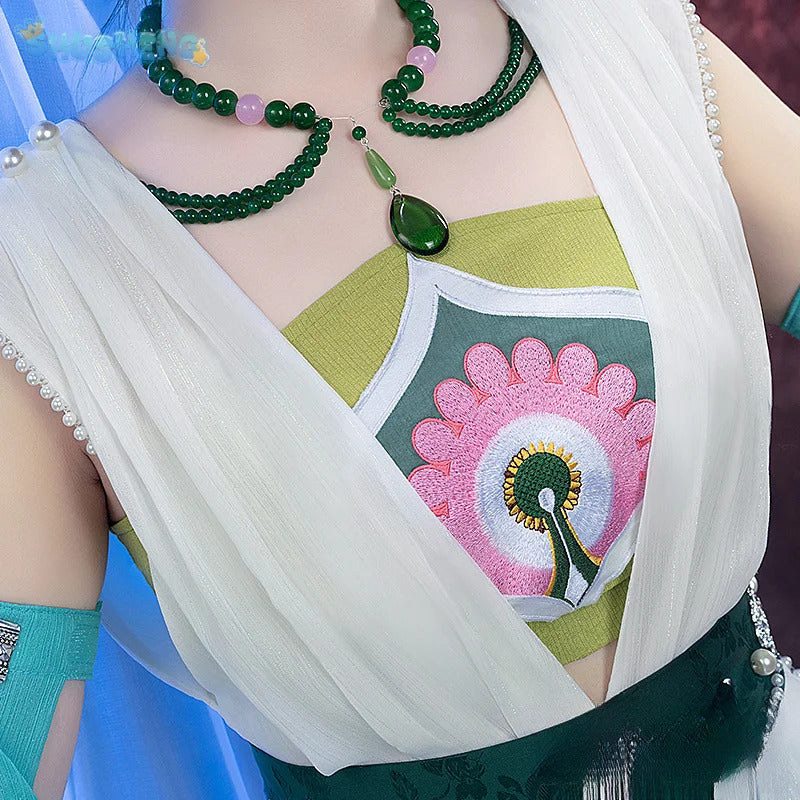 Shusheng-R Game Reverse:1999 Tuesday Christine Cosplay Costume Halloween Carnival Chinese style Hanfu Dress Accessories Props Sweet Set