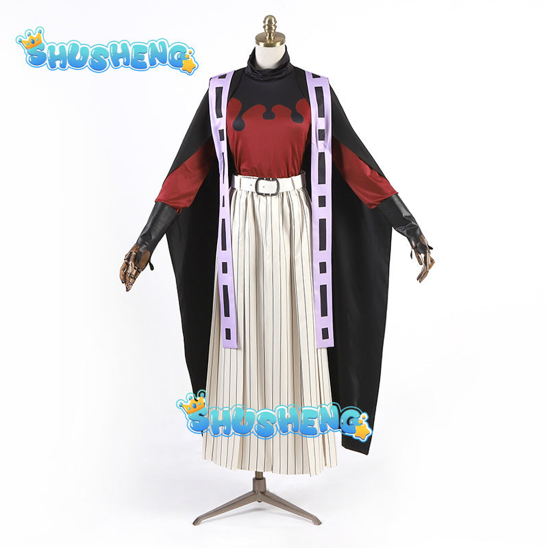 Anime Douma Cosplay Demon Slayers Cosplay Costume Kimetsu No Yaiba Clothes Cloak Douma Wig Fans Halloween Cos for Women Men