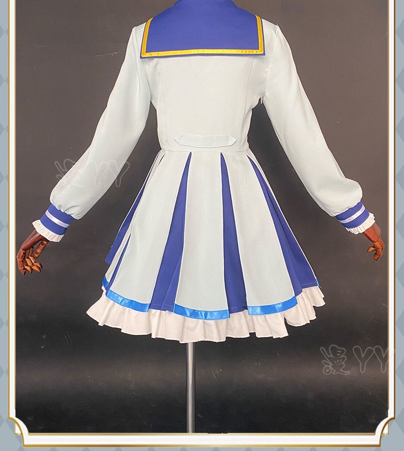 Aikatsu Stars! Costume Nijino Yume Cosplay Dresses School Idol Yume Wigs Headwear Halloween Carnival Schoolgirl Uniform Dress
