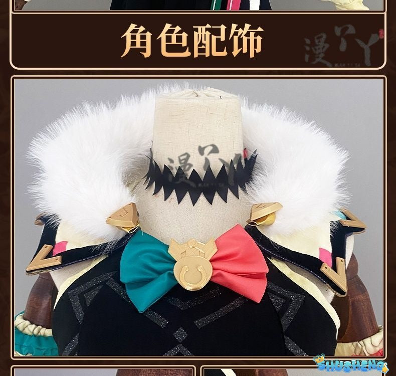 Genshin Impact Vareesa Cosplay Costume - Full Set Anime Game Roleplay Outfit with Accessories