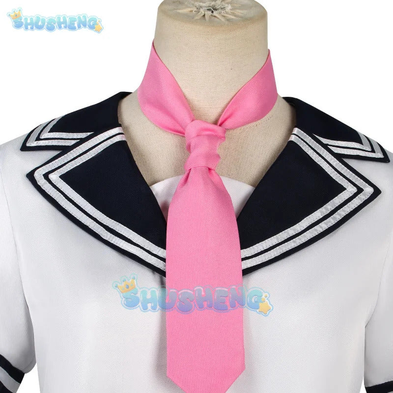 Oshi No Ko Kurokawa Akane Cosplay Costume School JK Uniform Student's Summer Shirt Halloween Carnival Party Christmas Clothing