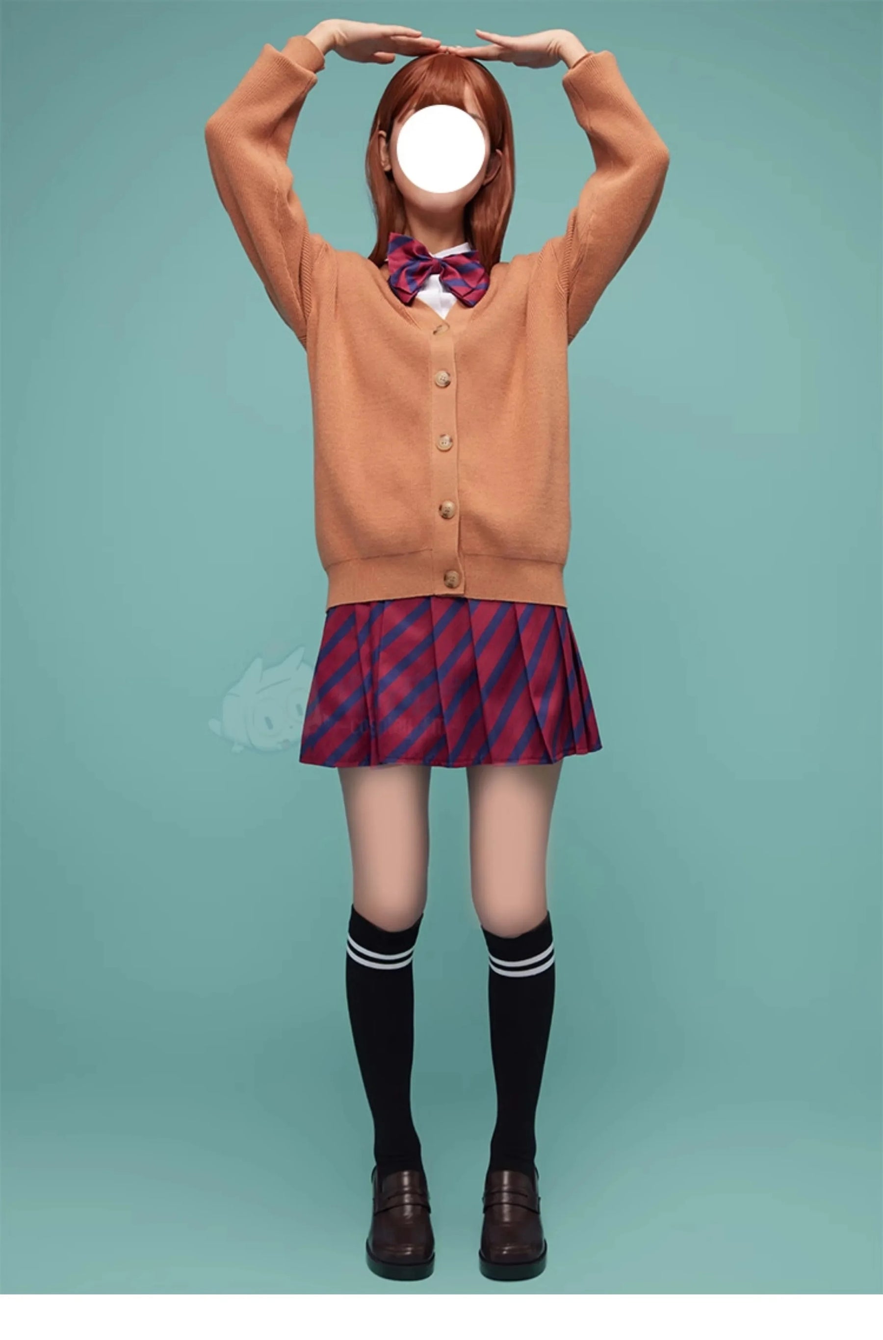 Anime Yamai Ren Komi Can't Communicate Cosplay Costume Halloween Carnival Sweet JK Uniform Sweater Coat Socks Women's Man Set