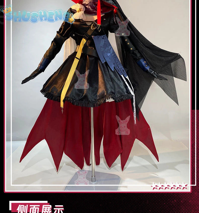 Specter Cosplay Game Arknights Costume Hat Stockings Accessories Props Gothic Lolita Dress Set Halloween Party Woman Uniform