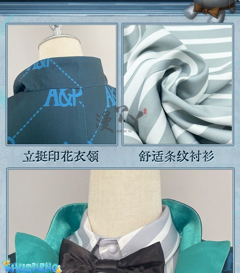 Emma Woods Gardener Cosplay Costume Game Identity Ⅴ Theater Host Halloween Carnival Uniform Anime Clothing Party Suit