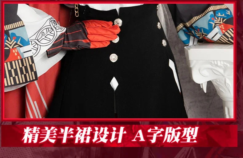 Arknights Lappland The Decadenza Cosplay Costume Uniform Halloween Carnival Party Christmas Play Role Clothes Clothing for Women