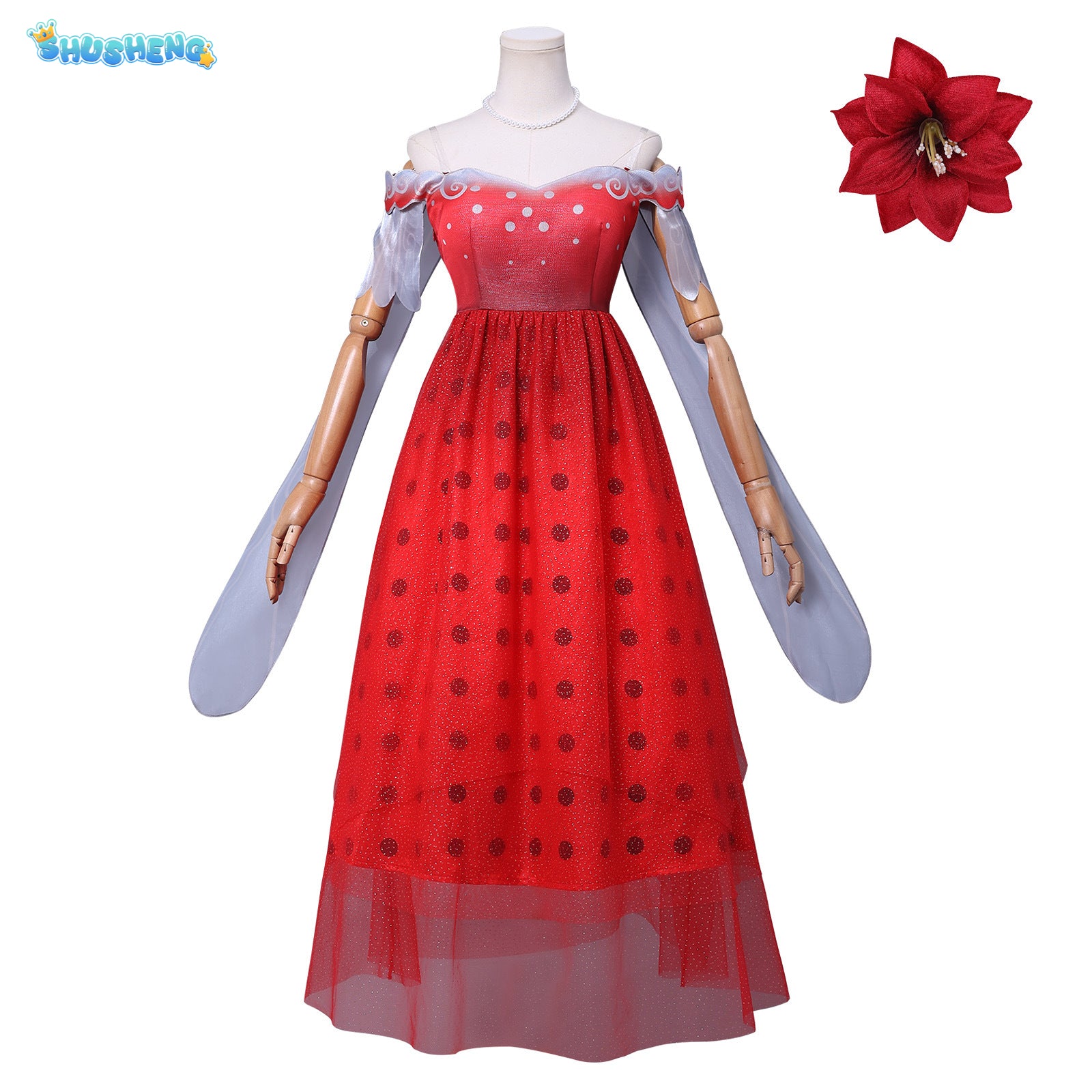 Miraculous: Tales of Ladybug & Cat Noir Ladybug Cosplay Costume Red Halloween Costume