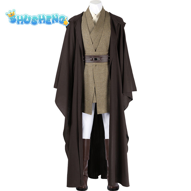 Star Wars Mace Windu Cosplay Mace Costume for Men Adult Anime Outfit Halloween Party