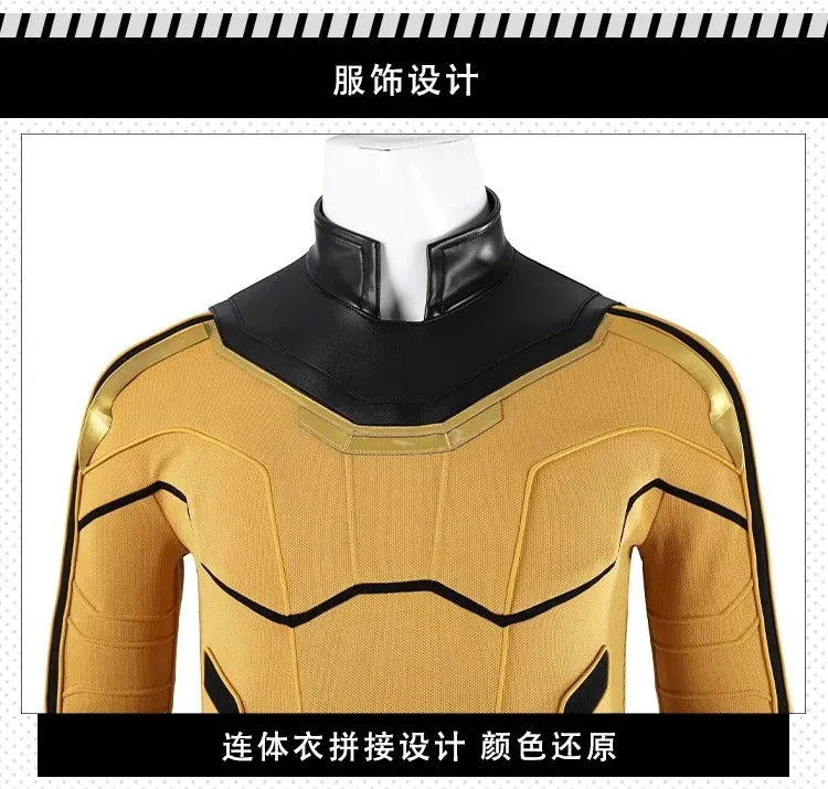 Movie Sentry Cosplay Thunderbolts Costume Halloween men's tight fitting jumpsuit shoes props fantasy combat uniform Net set