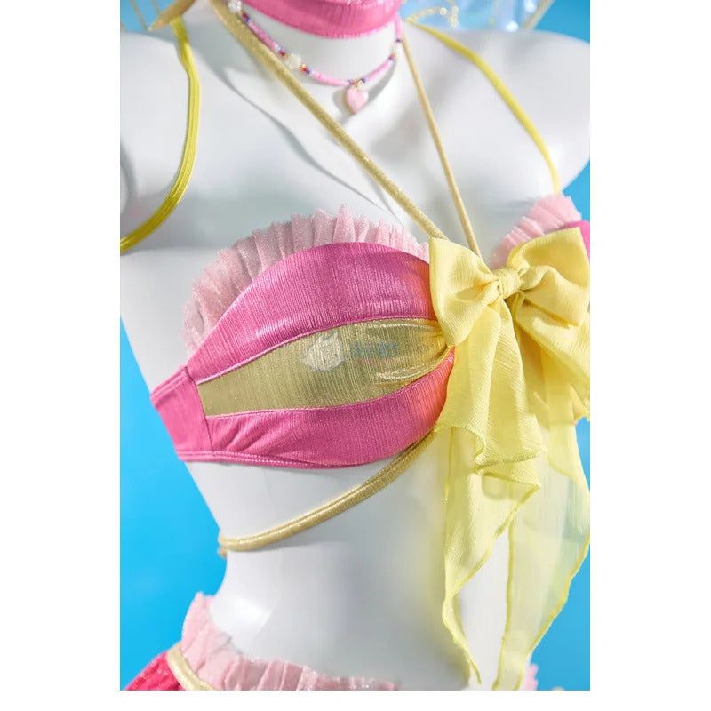 Movie Musa Cosplay Costume Halloween party sexy dress accessories prop wing set women beach sexy swimsuit uniform