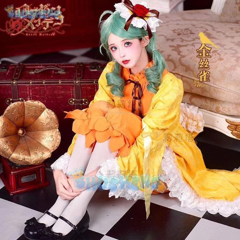 Anime Rozen Maiden Hinaichigo Souseiseki Cosplay Costume Halloween Carnival Sweet and Cute Lolita Dress and Accessories Girl Set