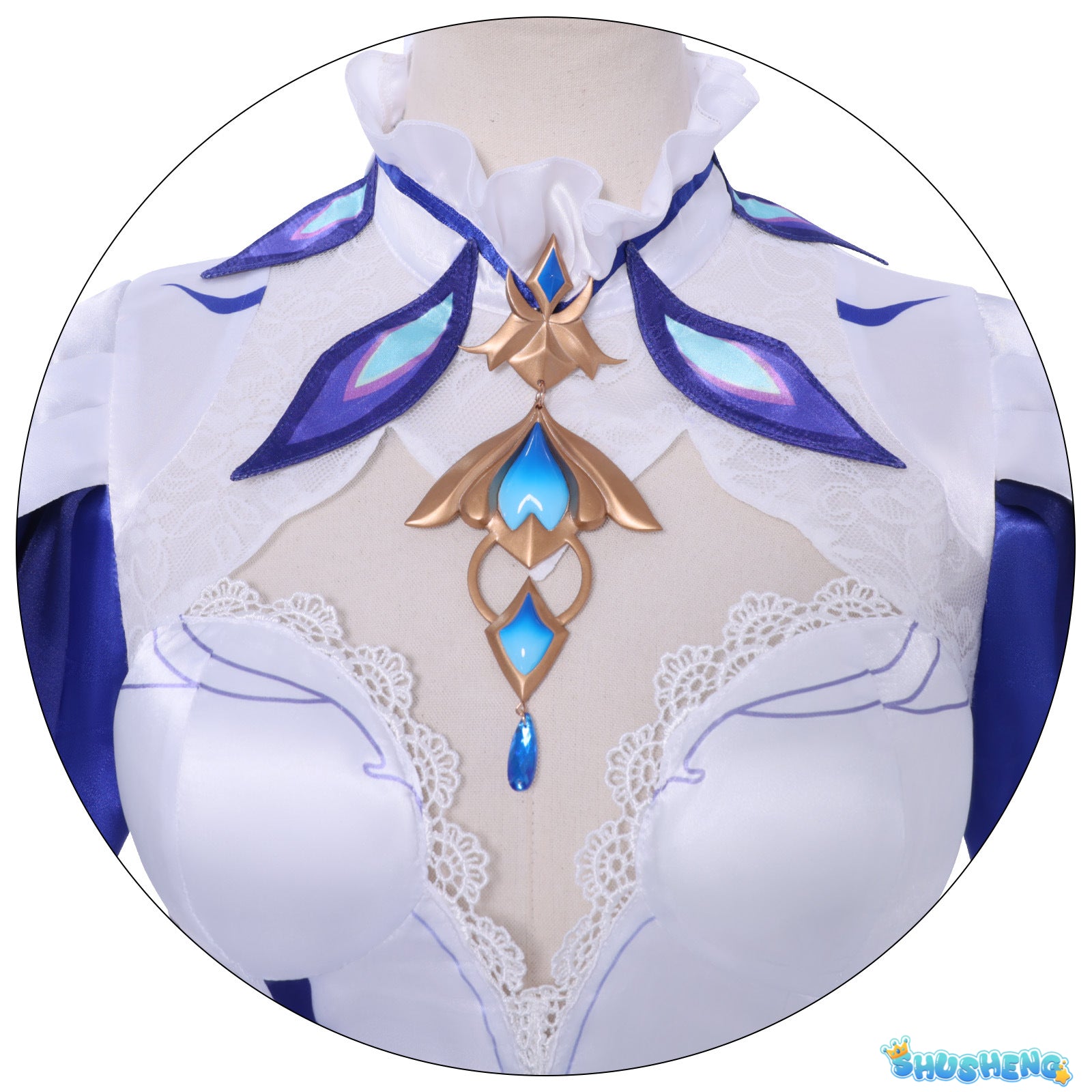 Wuthering Waves Cantarella Cosplay Costume Wig Dress Headwear Earrings Rinascita Fisalia Family Halloween Party for Women Girls