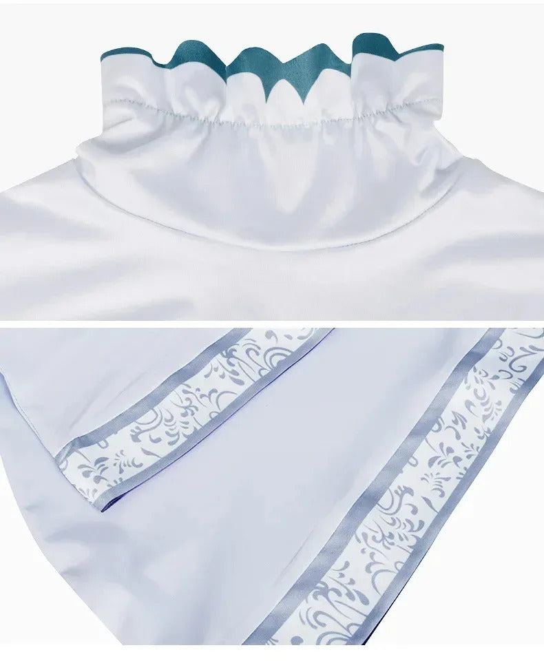Anime The Apothecary Diaries Jinshi Cosplay Costume White Dress Headwear Earrings Kusuriya No Hitorigoto Maomao Women Outfit Cos