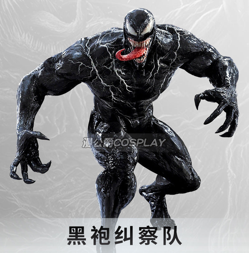 Black Venom Symbiote  Costume Cosplay 3D Printed Spandex Superhero Zentai Suits Bodysuit Halloween Costume Adult