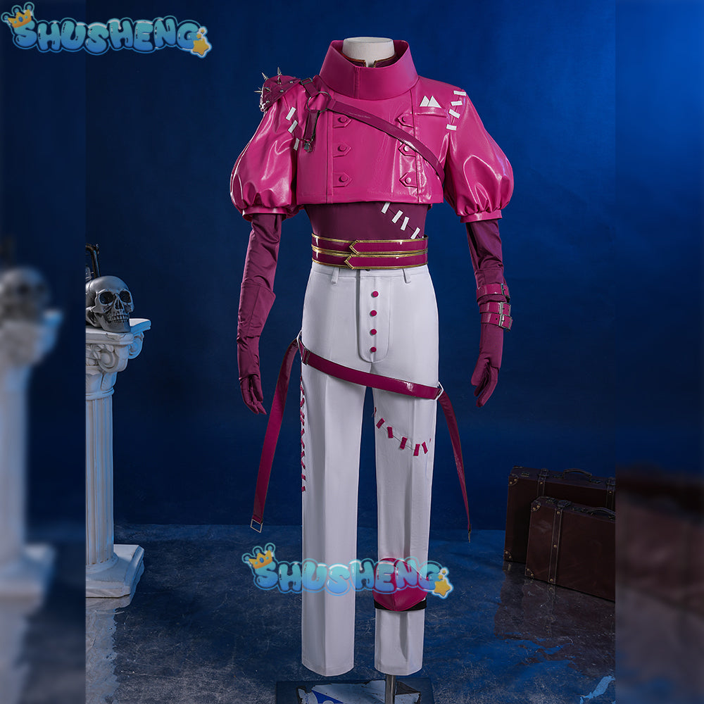Game identity Ⅴ Aesop Carl embalmer cosplay cyberpunk series costume Halloween men women set accessories props mask new uniform