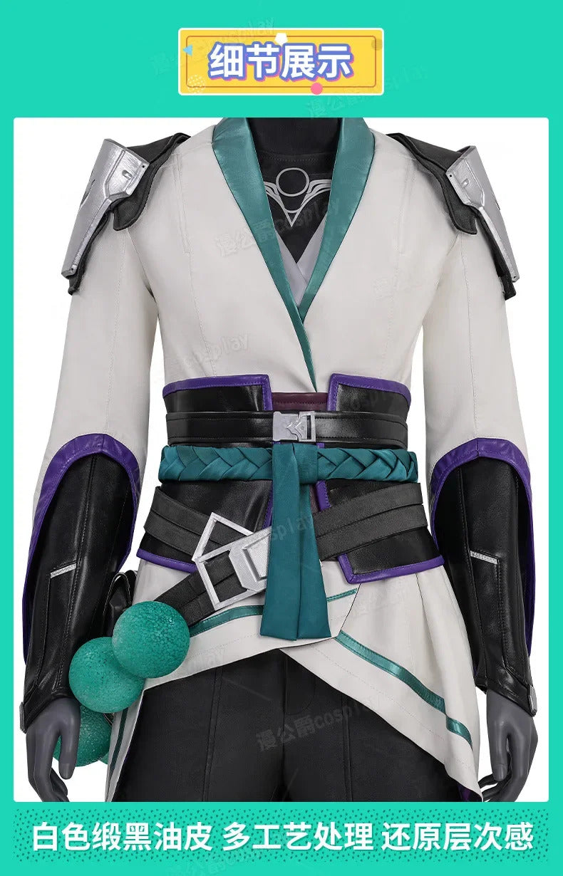 Sage Cosplay Costume Game Valorant Uniform Halloween Carnival Party Christmas Play Role Clothes Clothing for Women