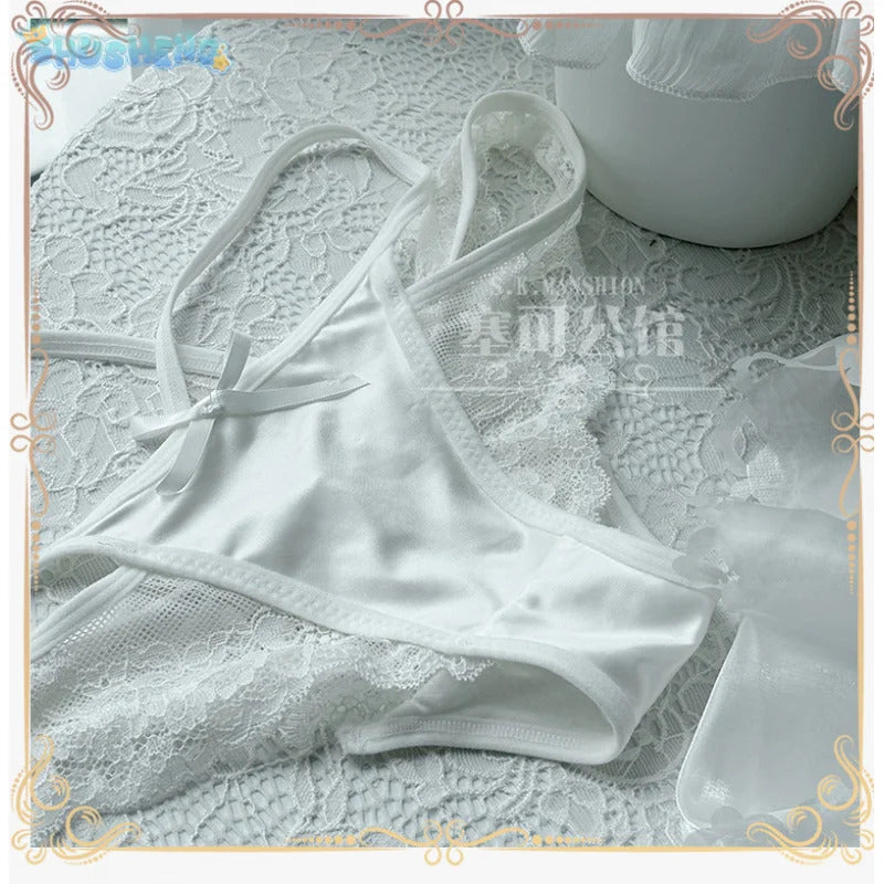 Game Azur Lane Shinano Cosplay Costume Halloween party women sexy white dress accessories prop set beach vacation swimsuit