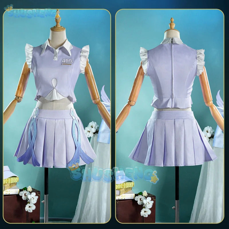 Yae Miko Sangonomiya Kokomi Cosplay Costume Genshin Impact Uniform Halloween Carnival Party Christmas Play Role Clothes Clothing