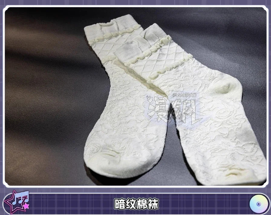 Shusheng-R Wakaba Mutsumi Mortis Cosplay Anime BanG Dream!Costume Sweet Campus JK Uniform Dress Belt Tie Socks Halloween Party Set