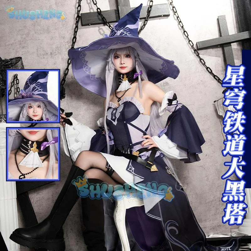 Honkai: Star Rail The Herta Cosplay Costume Uniform Halloween Carnival Party Christmas Play Role Clothes Clothing for Women
