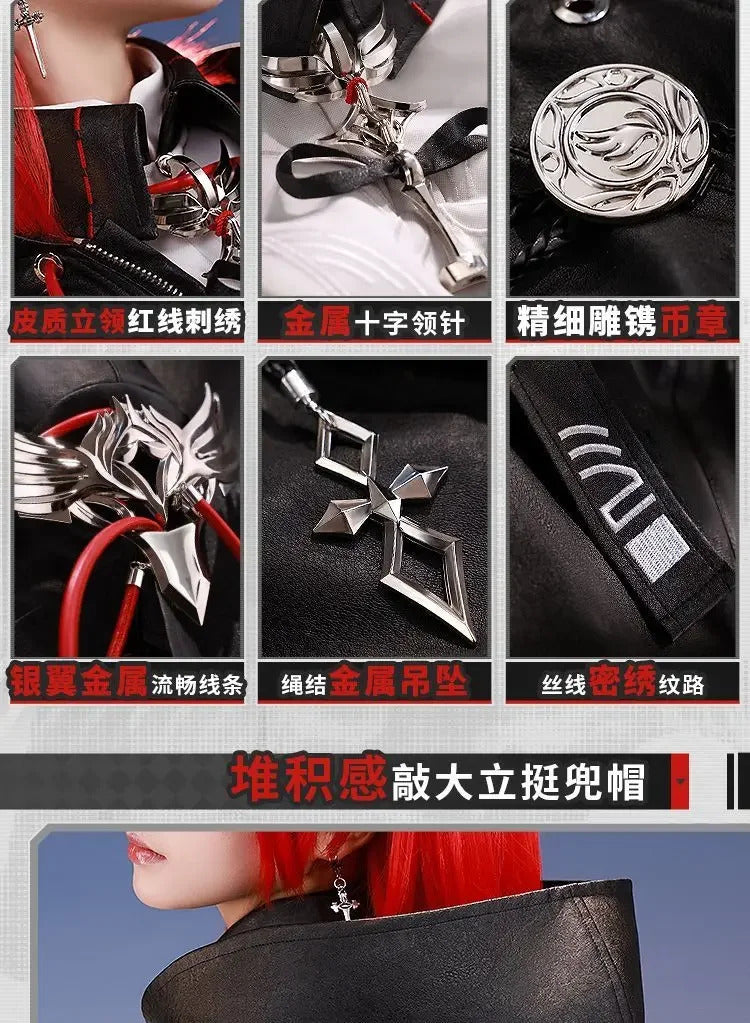 Exusiai the New Covenant Cosplay Costume Game Arknight Uniform Halloween Carnival Party Christmas Play Role Clothes Clothing