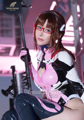 Mari Makinami Illustrious Anime EVA Cosplay Costume Women's sexy jumpsuit armor socks headwear set Halloween Carnival uniform
