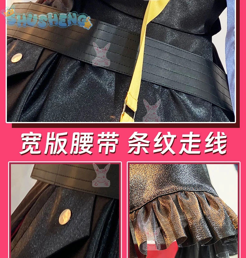 Specter Cosplay Game Arknights Costume Hat Stockings Accessories Props Gothic Lolita Dress Set Halloween Party Woman Uniform