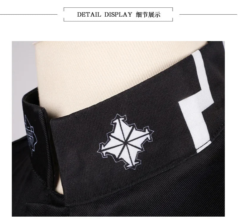 Amemiya Darumi Sizuhara Hiruko Sumino Takumi Omokage Yugamu The Hundred Line -Last Defense Academy cosplay Halloween costume set