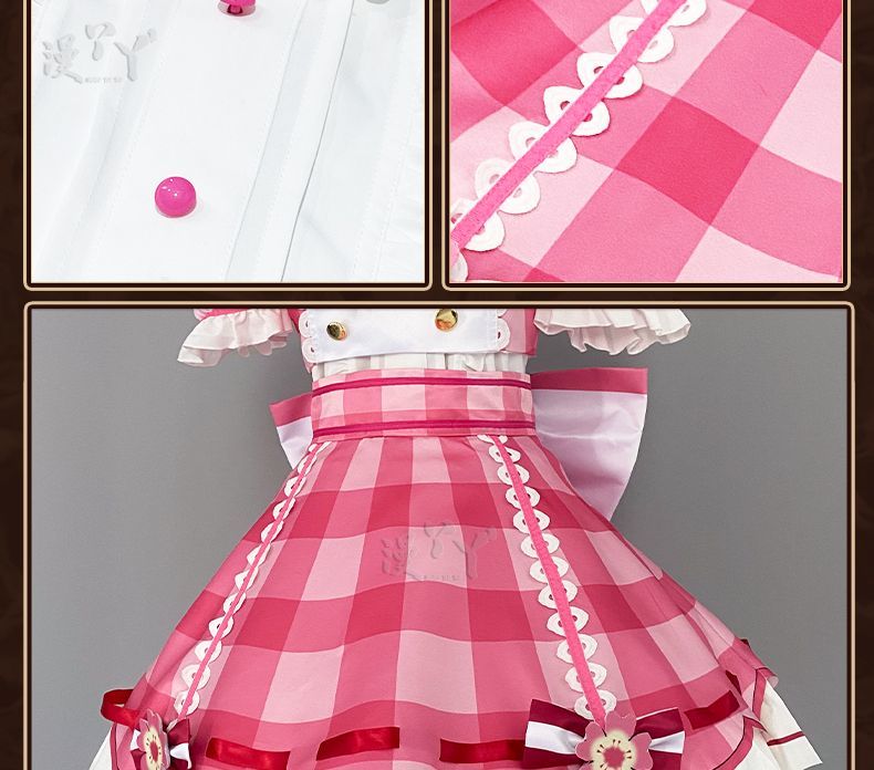 Anime Aikatsu Hoshimiya Ichigo Cosplay Costume Uniform Halloween Party for Women Men Carnival Props