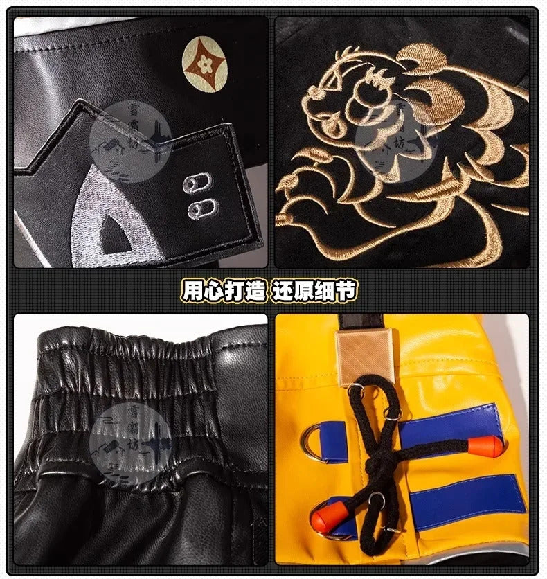 Zenless Zone Zero Ju Fufu Cosplay Costume Uniform Jacket Shorts Yunkui Summit Halloween Party for Women Girls Props