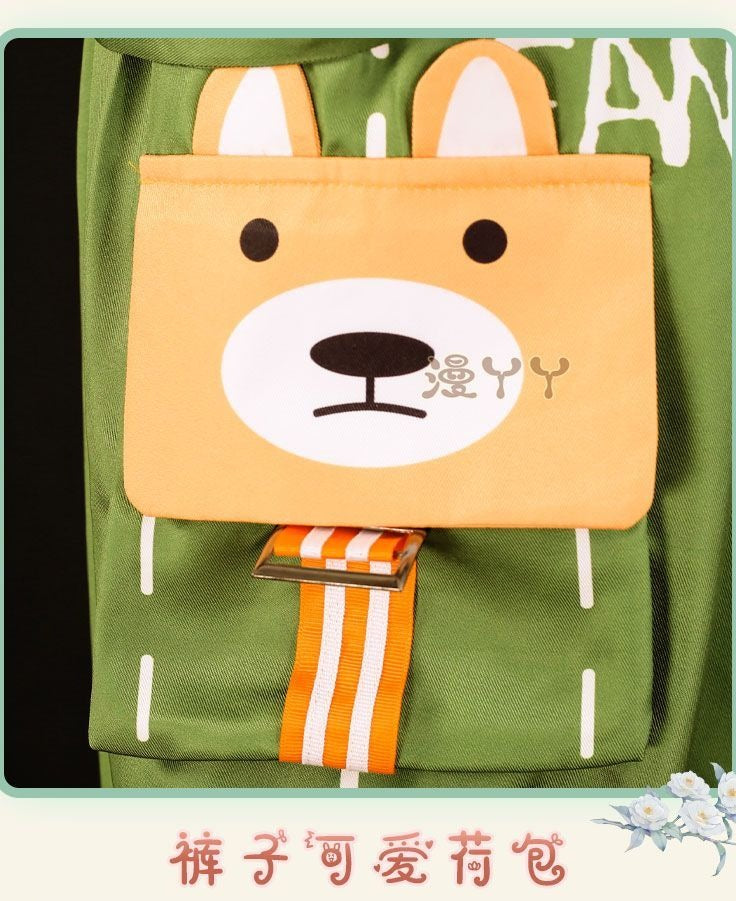 Game Identity V Cosplay Anime Panda Friend Little Girl Alice Derose Cosplay Costume Doll Green Rompers Uniform Accessories