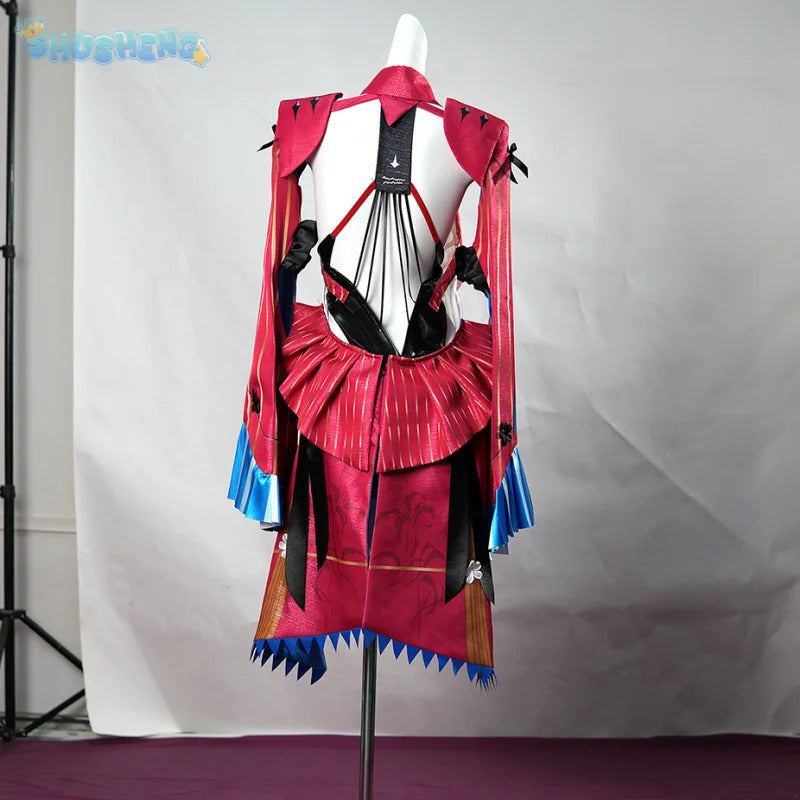 Shusheng-N Game Wuthering Waves Carlotta Montelli Cosplay Costume Women sexy dress uniform Halloween carnival sweet accessories prop set