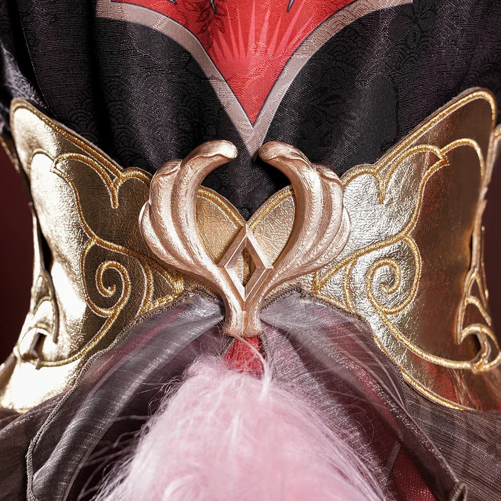 Honkai star rail fugue cosplay dress ingyun pajamas tail hairpins Xianzhou Luofu Halloween party prop Shusheng